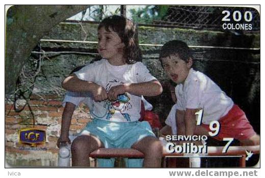 COSTA RICA - Prepaid Card 197 - Kids Playing - 01/98 - 225.000 - Costa Rica