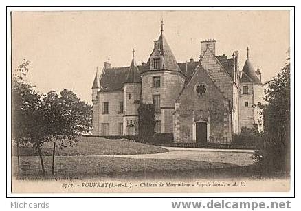 CPA 37 VOUVRAY - Chateau De Moncontour - Facade Nord - Vouvray