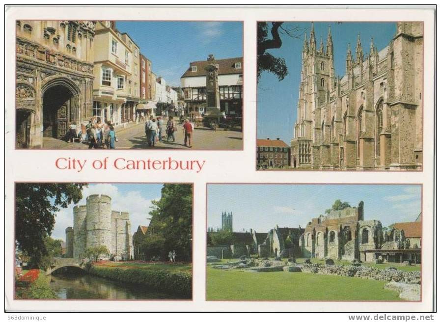 City Of Canterburry - Buttermarket And Christ Church Gate - Cathedral Church Of Christ - Westgate Gardens St. Augustine - Canterbury