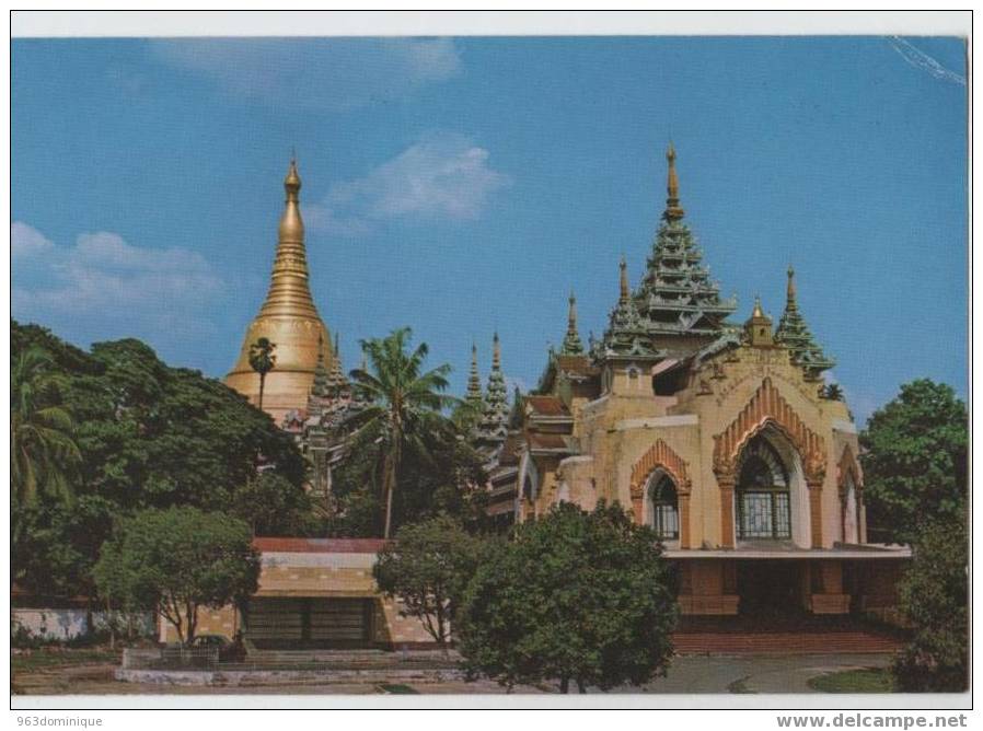 Rangoon - Burma - West Gate View Of Shwedagon - Myanmar (Birma)