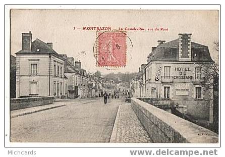 CPA 37 MONTBAZON - La Grande Rue, Vue Du Pont - Montbazon