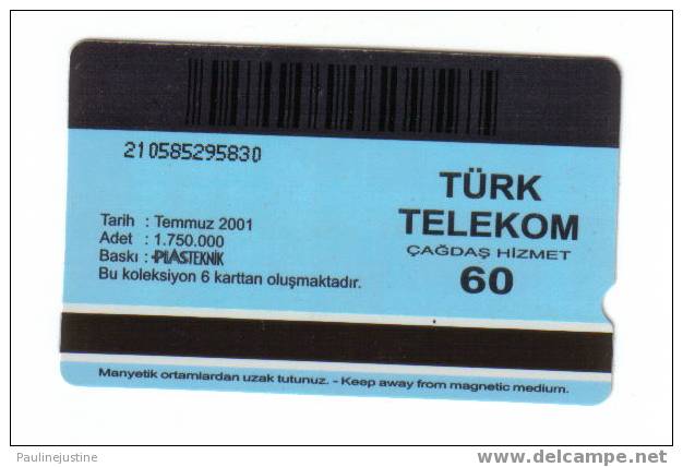 TELECARTE - TURQUIE - 60 - TURK TELEKOM - Turchia