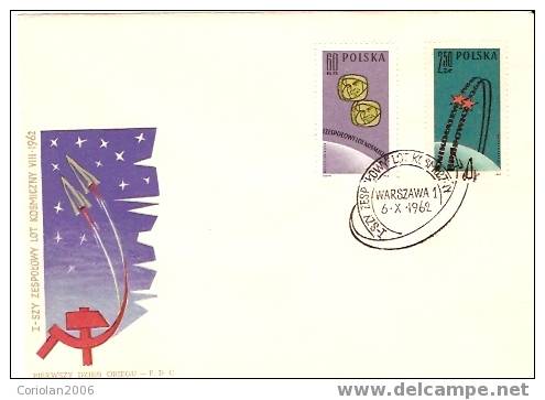 POLAND - FDC - 1962 - Sterrenkunde