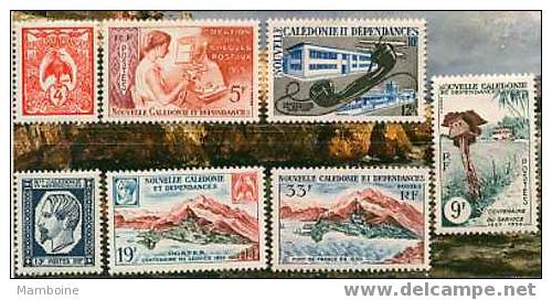 Nouvelle Calédonie 1960  N° 295 / 301 Neuf X  Centenaire De La Poste Serie Compl. - Nuevos