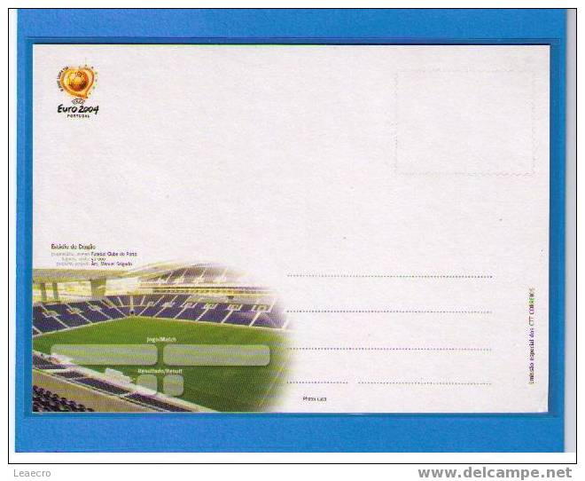 Sports Football UEFA Soccer Stades EURO 2004 Nort/Centre Zone Dragão Stadium Porto Ville Maximum Card Maxicard Gc203 - Eurocopa (UEFA)