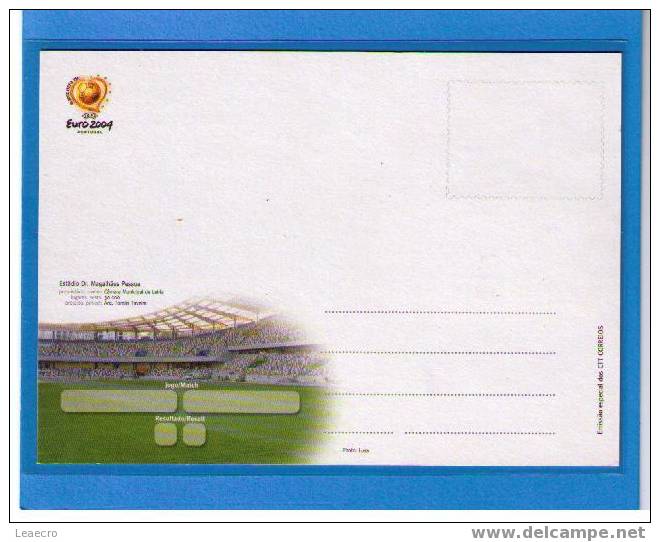 Gc206 PORTUGAL Sports Stades EURO 2004 Sud Zone: Magalhães Pessoa Leiria Ville Maximum Card Maxicard Football Soccer - Europees Kampioenschap (UEFA)