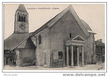 CPA 38 SASSENAGE - L Eglise - Sassenage