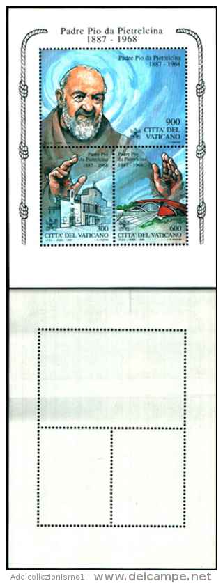 134) VATICANO-6 Serie Complete +2 Foglietti Del 1999 Nuove Con Gomma Integra** - Unused Stamps