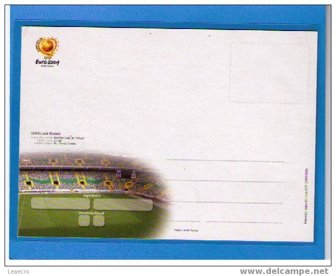 Gc!!! PORTUGAL Sports UEFA Stades Football Soccer EURO 2004- Sud Zone: José Alvalade Stadium Lisboa Ville Maximum Card - Championnat D'Europe (UEFA)