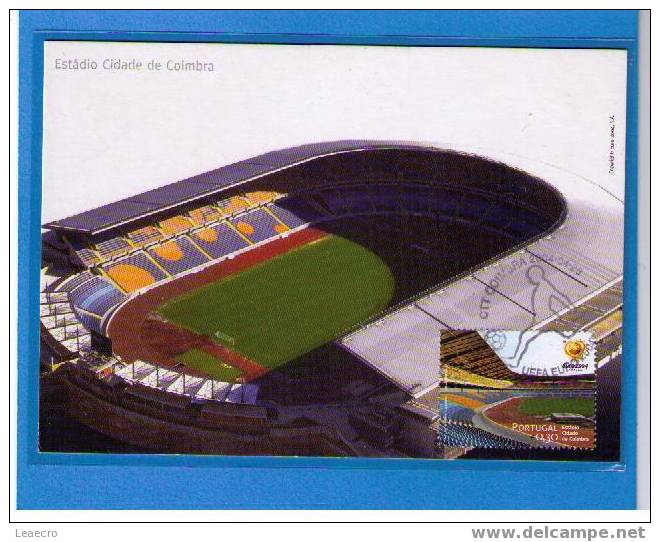Sports UEFA Stades EURO 2004-Nort/Centre Zone Coimbra Ville Stadium Maximum Card Portugal Soccer Football Gc205 - Europees Kampioenschap (UEFA)