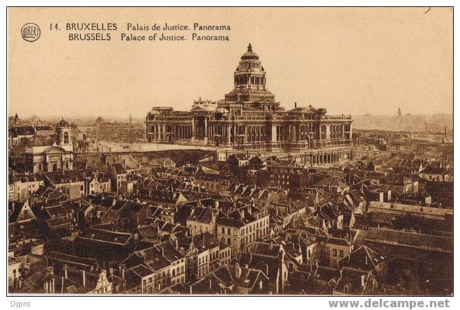 Bruxelles Palais De Justice Panorama - Mehransichten, Panoramakarten
