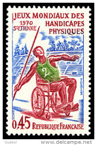 France Handisport N° 1649 ** Handicapés Physiques - Atlhétisme - Javelot - Handisport