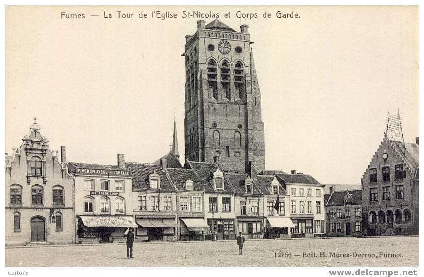 BELGIQUE - VEURNE - FURNES - Tour Eglise St-Nicolas - Veurne