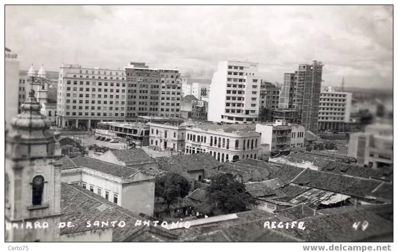 BRESIL - Bario De Santo Antonio - Recife - Carte Photo - Recife