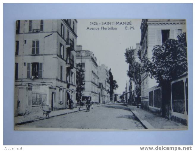 SAINT-MANDE. Avenue Herbillon. - Saint Mande