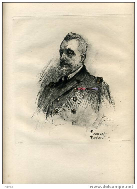 - PORTRAIT D´AMIRAL . GRAVURE DE CHARLES FOUQUERAY . - Boten