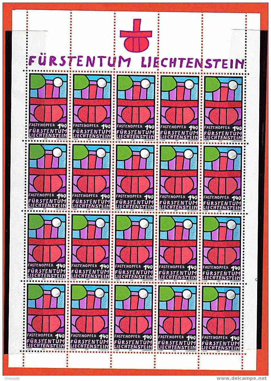 Liechtenstein** Feuilles - Série N° 836 - Offrande De Carème - - Bloques & Hojas