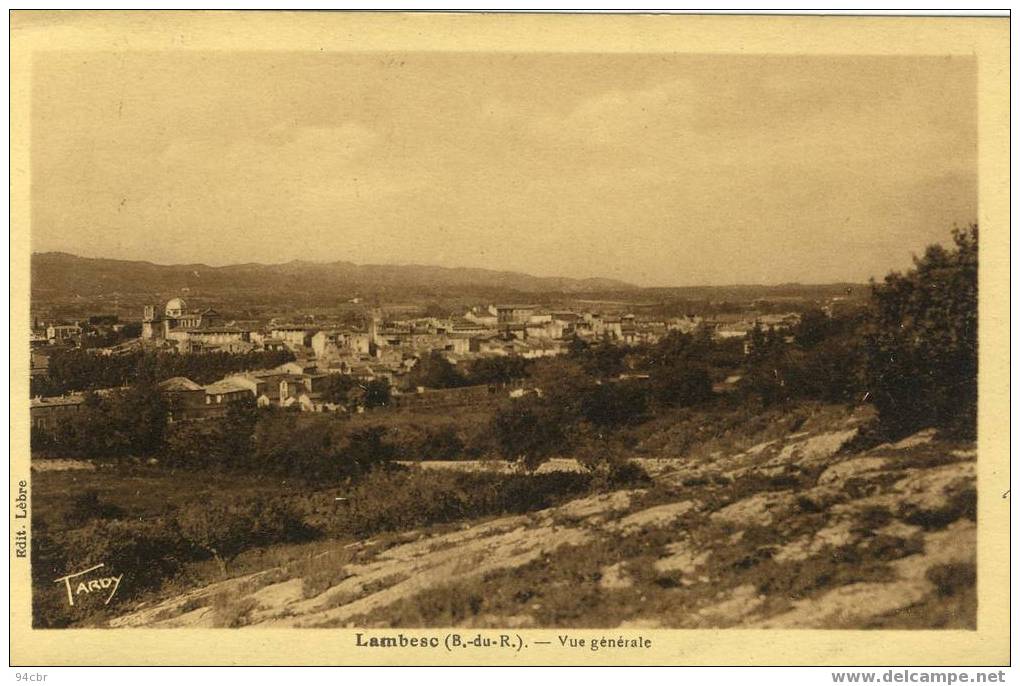 Cpa(13 )   LAMBESC   Vue Generale - Lambesc