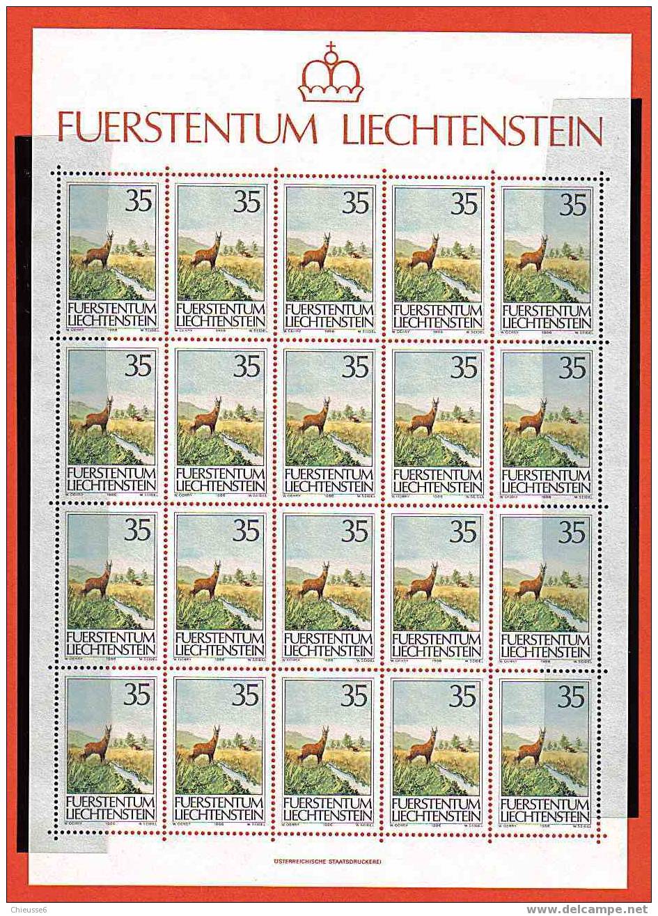 Liechtenstein** Feuilles - Série N° 848 à 850 - Faune - Animaux De Chasse (I) - Blokken