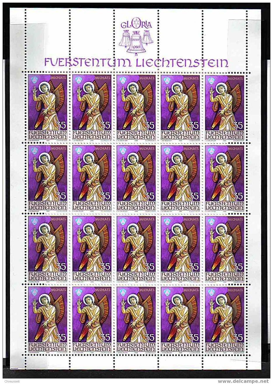 Liechtenstein** Feuilles - Série N° 851 à 853 - Noël - Blokken