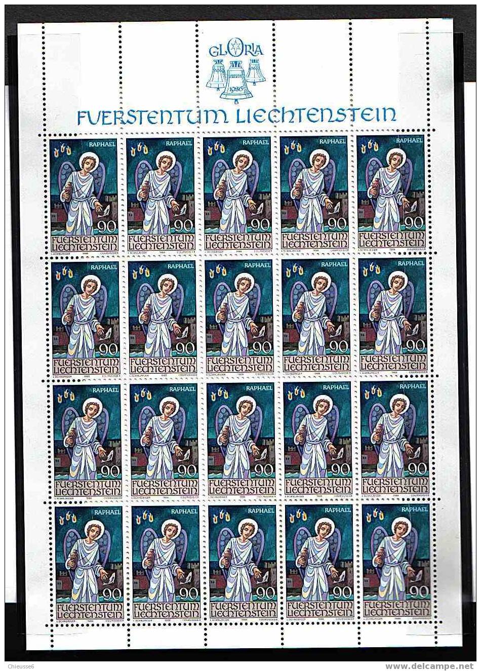 Liechtenstein** Feuilles - Série N° 851 à 853 - Noël - Blocks & Sheetlets & Panes