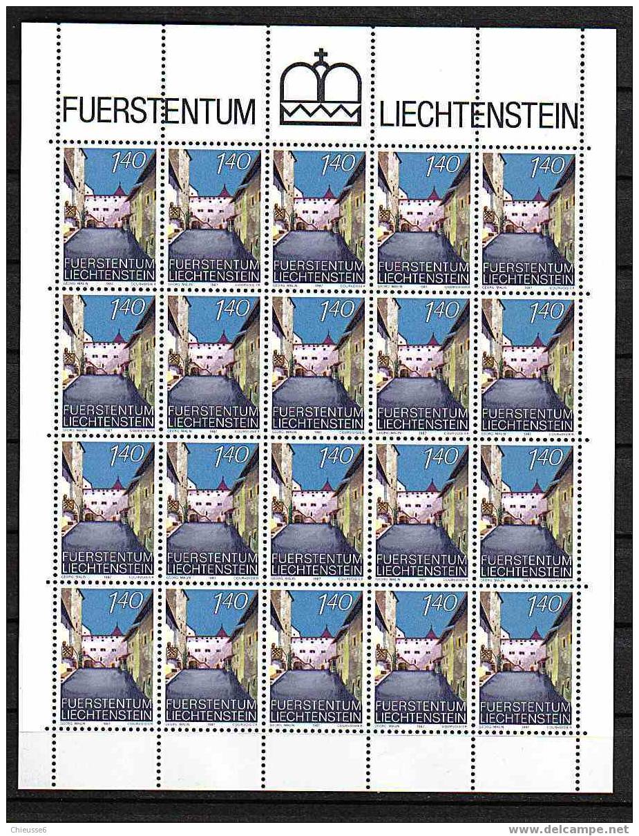 Liechtenstein** Feuilles - Série N° 857 - 858 - Château De Vaduz (II) - - Blocks & Kleinbögen