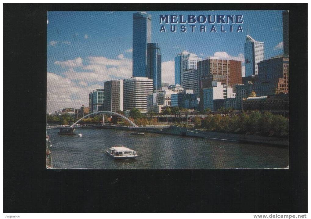 MELBOURNE Postcard AUSTRALIA - Andere & Zonder Classificatie