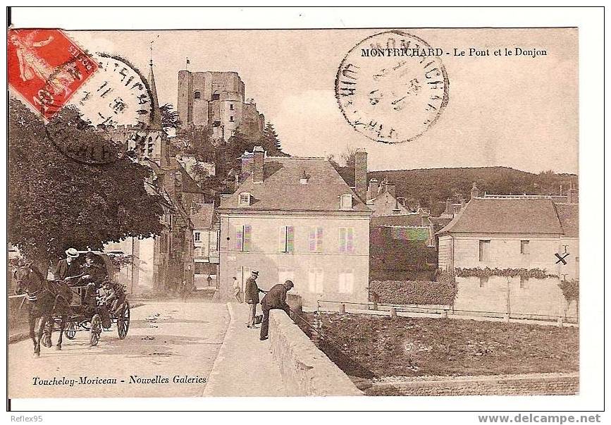 MONTRICHARD - Le Pont Et Le Donjon - Montrichard