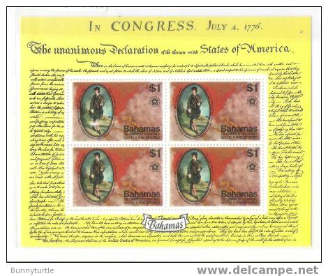 Bahamas 1976 American Bicentennial S/S MNH - Bahamas (1973-...)