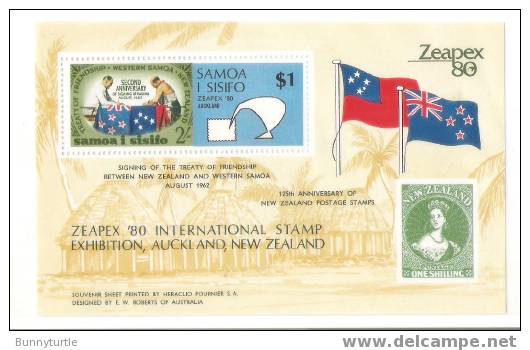 Samoa 1980 Zeapex Flag S/S MNH - Samoa (Staat)