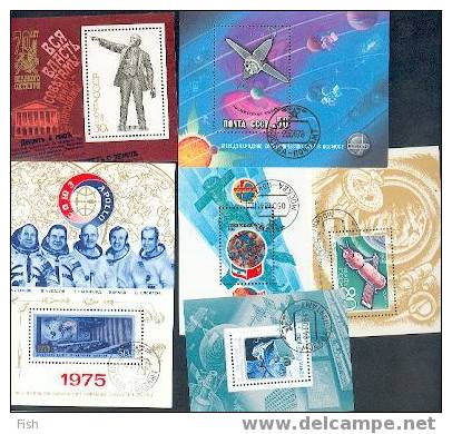 Russia Sheets  (9) - Used Stamps