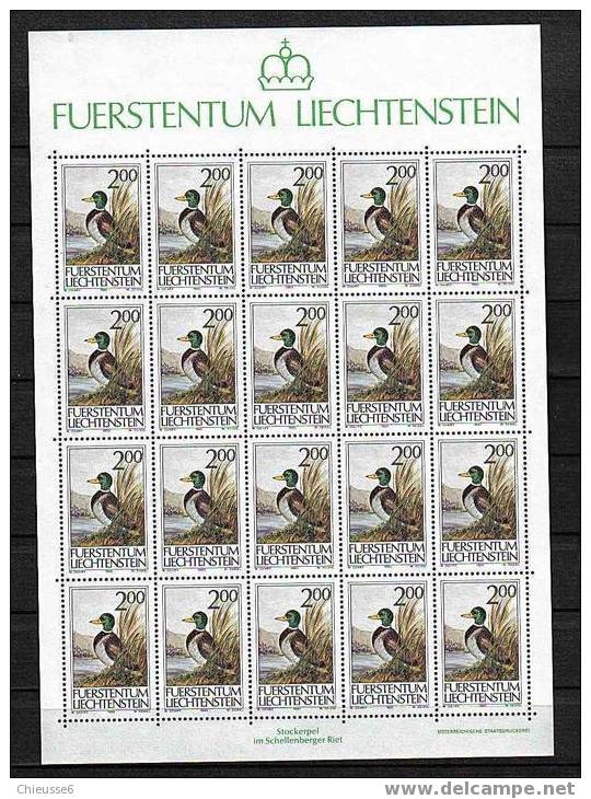 Liechtenstein** Feuilles - Série N° 938 à 940 - Animaux De Chasse - Blocks & Sheetlets & Panes