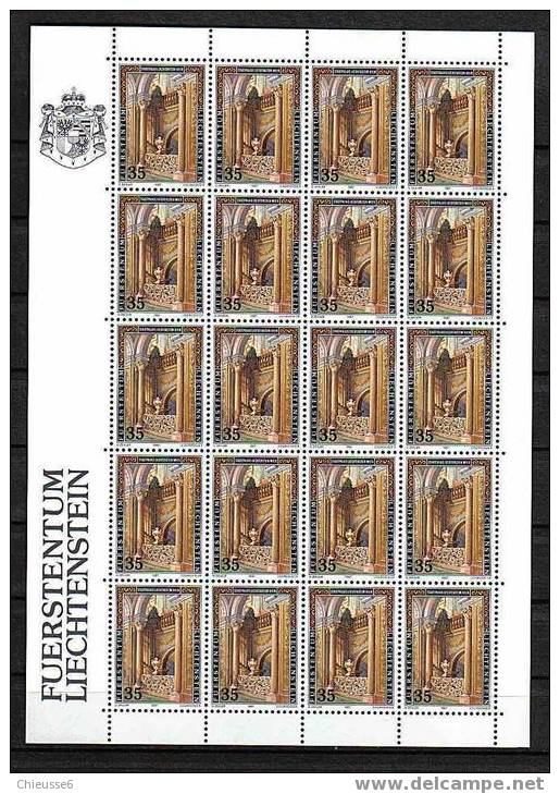 Liechtenstein** Feuilles - Série N° 866 à 868 - Palais Liechtenstein - Blocks & Sheetlets & Panes