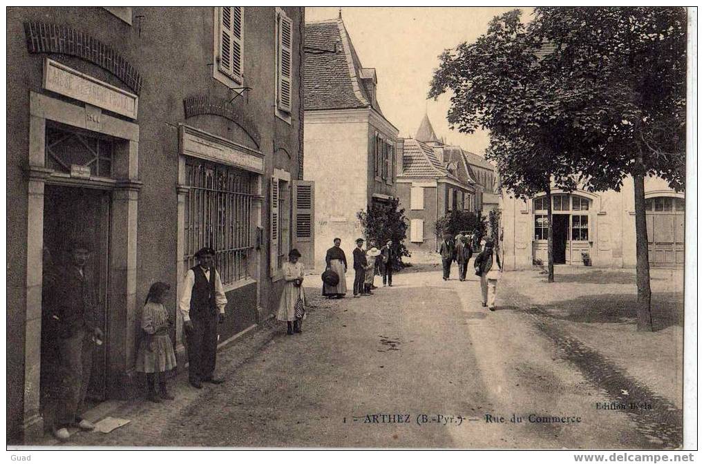 ARTHEZ - CAISSE D'EPARGNE POSTALE - RUE DU COMMERCE - Arthez De Bearn