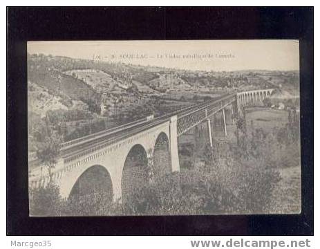 18109 Souillac Le Viaduc Métallique De Lamothe édit.guionie N° 26 Chemin De Fer Rails Belle Carte - Souillac