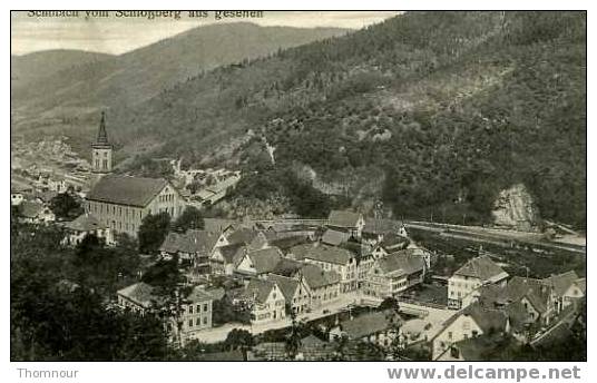 SCHILTACH  Vom SCHLOSSBERG Aus Gesehen TRES BELLE VUE GENERALE - Schiltach