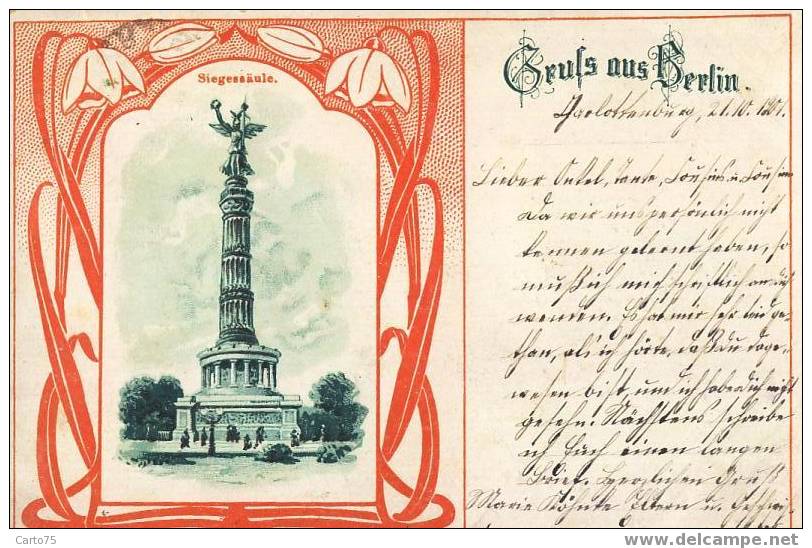 ALLEMAGNE - Gruss Aus BERLIN - Siefessäule - Autres & Non Classés