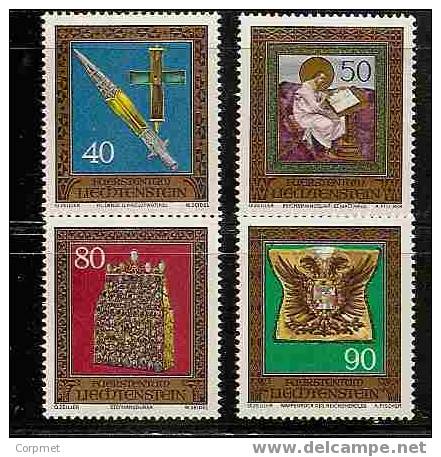 LIECHTENSTEIN - IMPERIAL VIENA JEWELRY - Yvert # 617/620 - MINT (nh) - Unused Stamps