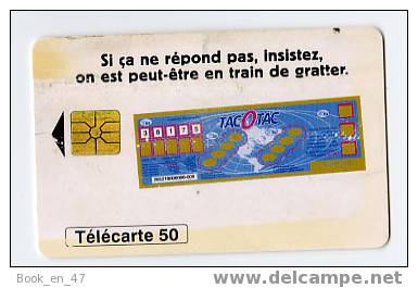 {48939} Télécarte " Française Des Jeux , Tacotac 4 Jeux " 50 U. - Spiele