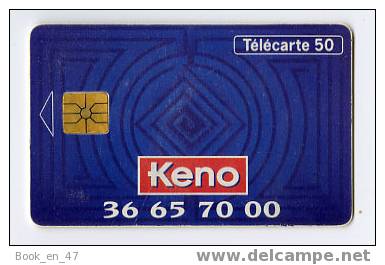 {48950} Télécarte " Française Des Jeux , Keno " (a) 50 U. - Spelletjes