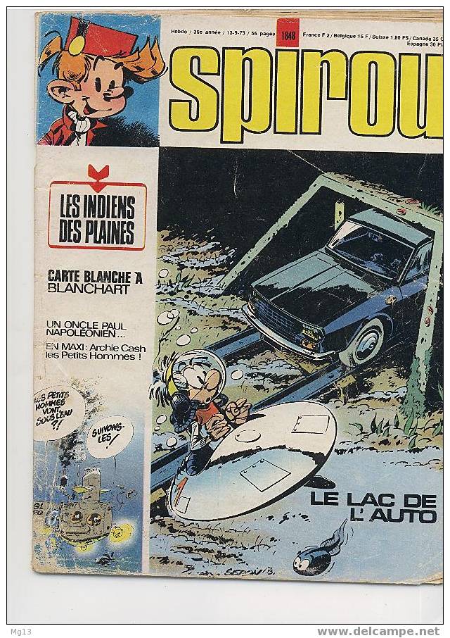 Hebdomadaire Spirou N° 1848 - Spirou Magazine