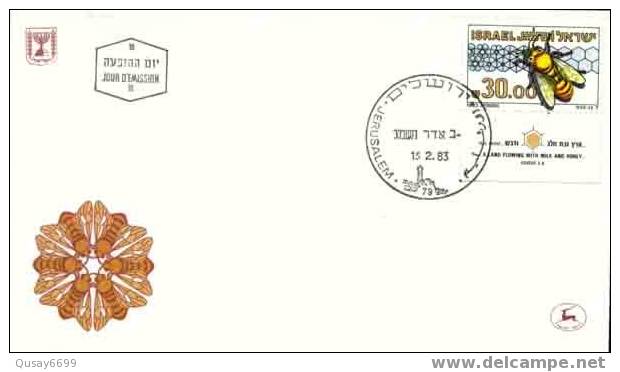 Israel, FDC, Bee,insect - Abeilles