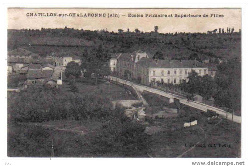 CHATILLON SUR CHALARONNE - Ecoles Primaires Et Supérieures De Filles - Châtillon-sur-Chalaronne