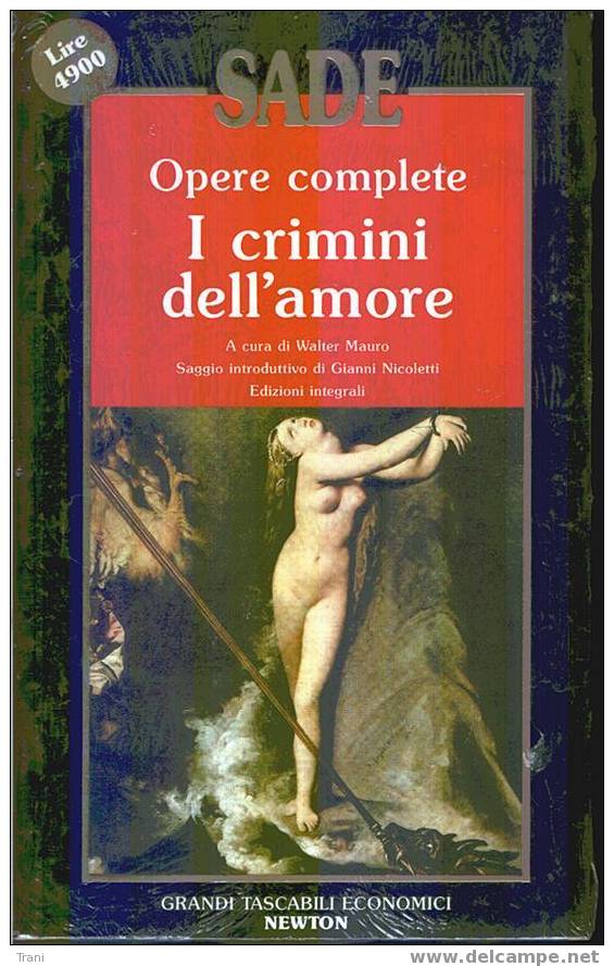 SADE - I CRIMINI DELL'AMORE - Famous Authors