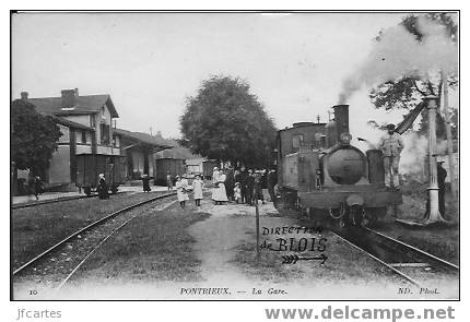 22 - PONTRIEUX - La Gare - Superbe Plan !! - Pontrieux