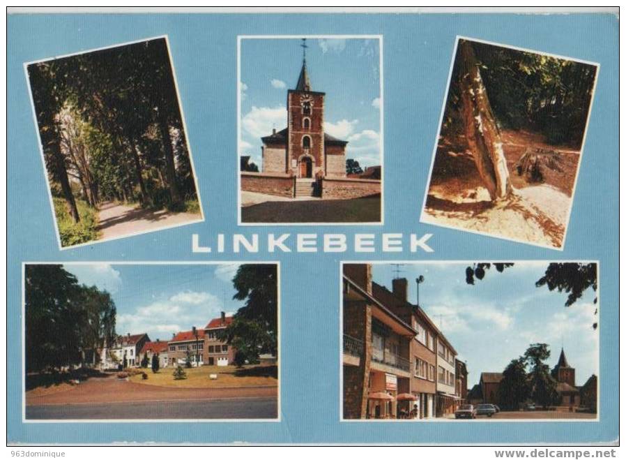 Linkebeek Met Stempel Linkebeek - Linkebeek