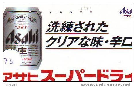 Télécarte BIER (76) BEER - BIERE - CERVEZA Japon - Levensmiddelen