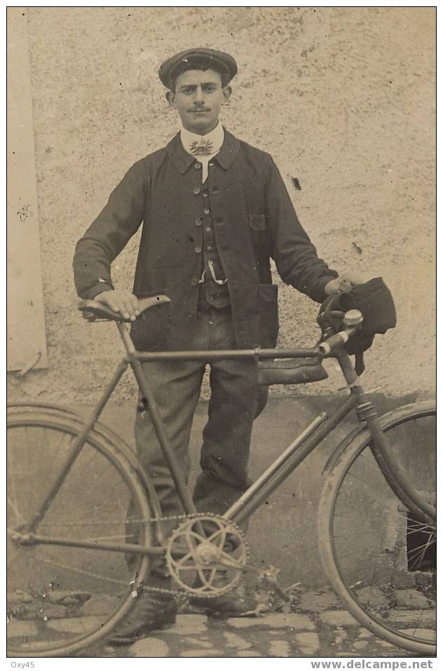 Homme Avec Son Vélo Bicyclette - Photographe Aenny Séguin De Remberg à Mormant Seine Et Marne - Mormant