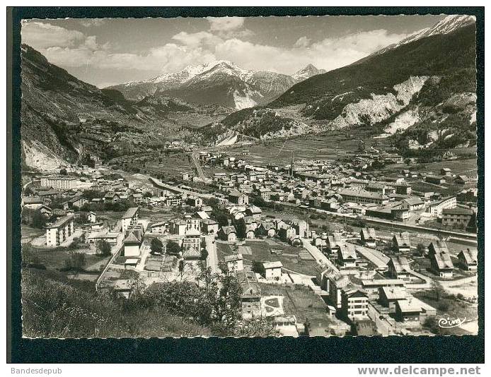 CPSM -Modane - Vue Générale ( Aérienne COMBIER CIM 4) - Modane