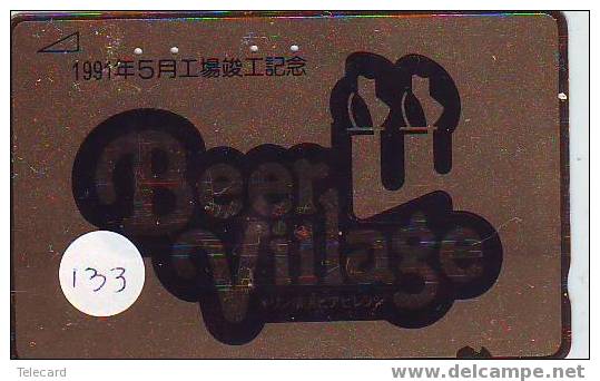 Télécarte BIER (133) BEER - BIERE - CERVEZA Japon - Food